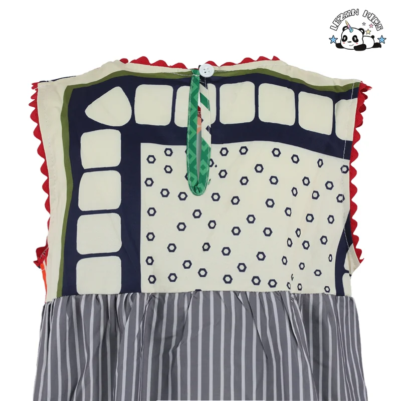 LEZONKIDS - Roupas Étnicas Muçulmanas Personalizáveis com Mangas em Forma de Trombeta do Oriente Médio, Vestido de Menina para Festa Casual Árabe